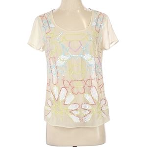 Willow & Clay Sheer Sequin Top